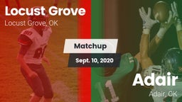 Matchup: Locust Grove High vs. Adair  2020