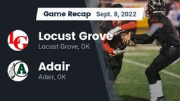 Recap: Locust Grove  vs. Adair  2022