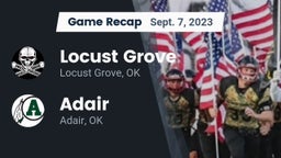 Recap: Locust Grove  vs. Adair  2023