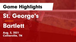 St. George's  vs Bartlett  Game Highlights - Aug. 3, 2021