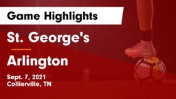 St. George's  vs Arlington  Game Highlights - Sept. 7, 2021