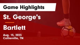 St. George's  vs Bartlett  Game Highlights - Aug. 15, 2023
