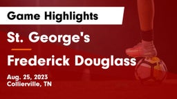 St. George's  vs Frederick Douglass  Game Highlights - Aug. 25, 2023