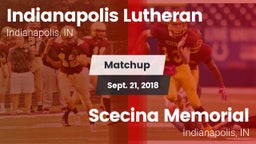 Matchup: Indianapolis vs. Scecina Memorial  2018