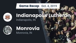 Recap: Indianapolis Lutheran  vs. Monrovia  2019