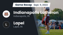Recap: Indianapolis Lutheran  vs. Lapel  2022