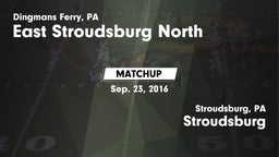 Matchup: East Stroudsburg vs. Stroudsburg  2016