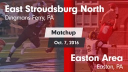 Matchup: East Stroudsburg vs. Easton Area  2016
