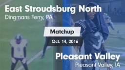 Matchup: East Stroudsburg vs. Pleasant Valley  2016