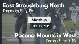 Matchup: East Stroudsburg vs. Pocono Mountain West  2016