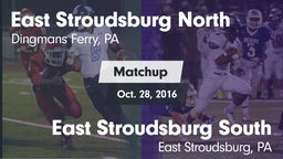 Matchup: East Stroudsburg vs. East Stroudsburg South  2016