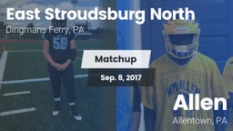 Matchup: East Stroudsburg vs. Allen  2017
