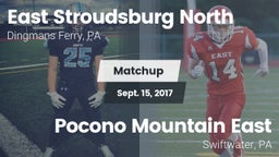 Matchup: East Stroudsburg vs. Pocono Mountain East  2017