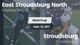 Matchup: East Stroudsburg vs. Stroudsburg  2017