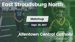 Matchup: East Stroudsburg vs. Allentown Central Catholic  2017
