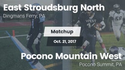 Matchup: East Stroudsburg vs. Pocono Mountain West  2017