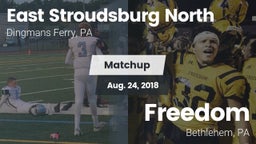 Matchup: East Stroudsburg vs. Freedom  2018