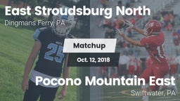Matchup: East Stroudsburg vs. Pocono Mountain East  2018