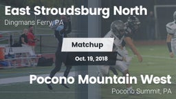 Matchup: East Stroudsburg vs. Pocono Mountain West  2018