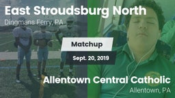 Matchup: East Stroudsburg vs. Allentown Central Catholic  2019
