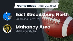 Recap: East Stroudsburg North  vs. Mahanoy Area  2022