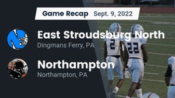Recap: East Stroudsburg North  vs. Northampton  2022