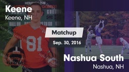Matchup: Keene  vs. Nashua South  2016