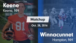 Matchup: Keene  vs. Winnacunnet  2016