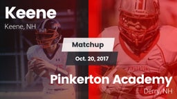 Matchup: Keene  vs. Pinkerton Academy 2017