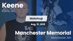 Matchup: Keene  vs. Manchester Memorial  2018