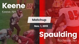 Matchup: Keene  vs. Spaulding  2019