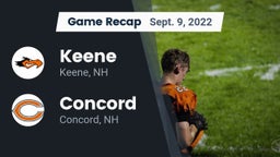 Recap: Keene  vs. Concord  2022