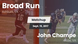 Matchup: Broad Run High vs. John Champe   2017