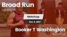 Matchup: Broad Run High vs. Booker T Washington  2017