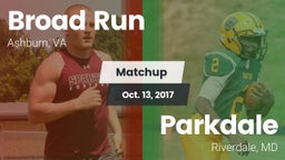 Matchup: Broad Run High vs. Parkdale  2017