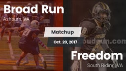 Matchup: Broad Run High vs. Freedom  2017