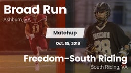 Matchup: Broad Run High vs. Freedom-South Riding  2018