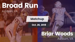 Matchup: Broad Run High vs. Briar Woods  2018
