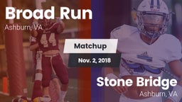 Matchup: Broad Run High vs. Stone Bridge  2018