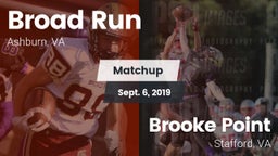 Matchup: Broad Run High vs. Brooke Point  2019