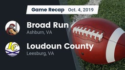 Recap: Broad Run  vs. Loudoun County  2019