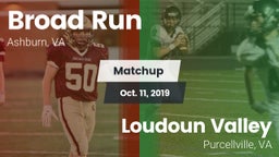Matchup: Broad Run High vs. Loudoun Valley  2019