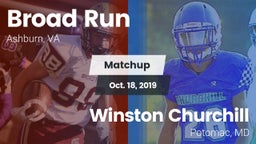 Matchup: Broad Run High vs. Winston Churchill  2019