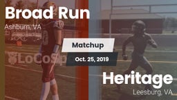 Matchup: Broad Run High vs. Heritage  2019