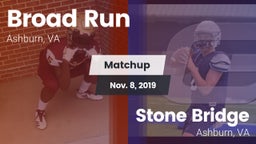 Matchup: Broad Run High vs. Stone Bridge  2019