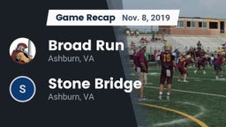 Recap: Broad Run  vs. Stone Bridge  2019