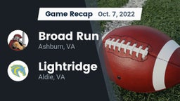 Recap: Broad Run  vs. Lightridge  2022