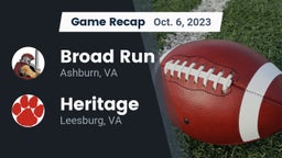 Recap: Broad Run  vs. Heritage  2023