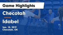Checotah  vs Idabel  Game Highlights - Jan. 10, 2019