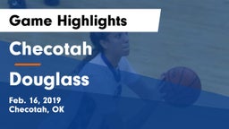 Checotah  vs Douglass Game Highlights - Feb. 16, 2019